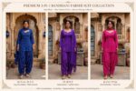 Premium 3-in-1 Cotton Bandhani Farshi Suit Set – Royal Blue, Purple & Rani Pink - Image 5