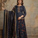 Women’s Printed Kurta Sharara Set with Dupatta – 3 Piece Ethnic Wear Set