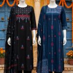 Printed Women’s Kurta Pant Set with Dupatta – Ethnic 3 Piece Dress