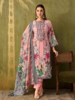 Pakistani 3 Piece Suit – Printed Kurta, Pant & Dupatta - Image 3