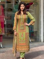 Pakistani 3 Piece Suit – Printed Kurta, Pant & Dupatta - Image 20