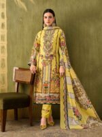 Pakistani 3 Piece Suit – Printed Kurta, Pant & Dupatta - Image 22