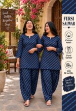 Women’s Cotton 6060 Fursi Salwar Suit Set – Multiple Prints - Image 2