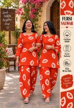 Women’s Cotton 6060 Fursi Salwar Suit Set – Multiple Prints