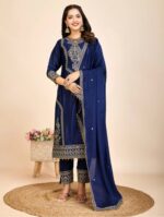 Designer Embroidered Suit Stock Lot – Mix Sizes & Mix Colours - Image 10