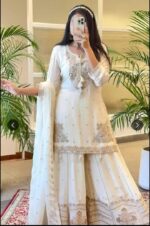 Designer Embroidered Suit Stock Lot – Mix Sizes & Mix Colours - Image 15