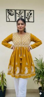 Women’s Embroidered Flared Kurti Stock Lot – Mix Sizes & Colours - Image 8