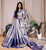 Kanjivaram Silk Saree – Traditional Design | Multiple Colours - Image 2