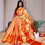 Kanjivaram Silk Saree – Traditional Design | Multiple Colours