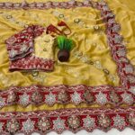 Designer Embroidered Saree – Heavy Embellished Work | Multiple Colours - Image 10