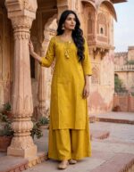 Embroidered Kurta Pant Set – Women’s Ethnic Wear | Multiple Colours - Image 9