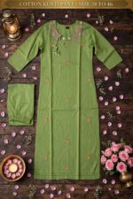 Embroidered Kurta Pant Set – Women’s Ethnic Wear | Multiple Colours - Image 4