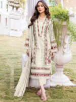 Pakistani 3 Piece Suit – Printed Kurta Pant & Dupatta - Image 5