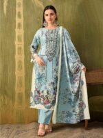 Pakistani 3 Piece Suit – Printed Kurta Pant & Dupatta - Image 9